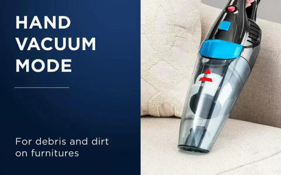 Bissell Featherweight 2-in-1 Upright Vacuum | Black & Blue | 2024E - Image 4