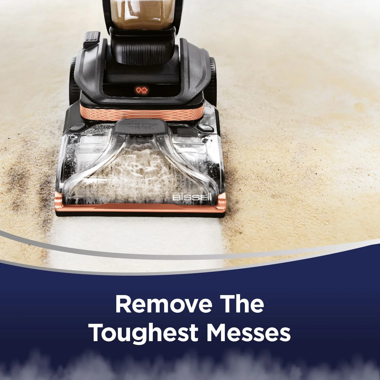 BISSELL Revolution Hydrosteam Upright Deep Cleaner,3.8 Liters, 3672E - Titanium/Copper Harbor - Image 5