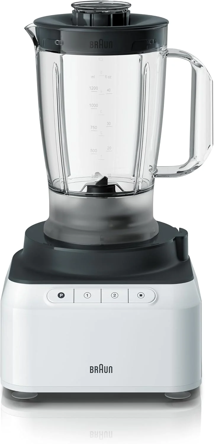 Braun FP3131WH food processor 800 W 2.1 L Grey, White - Image 3