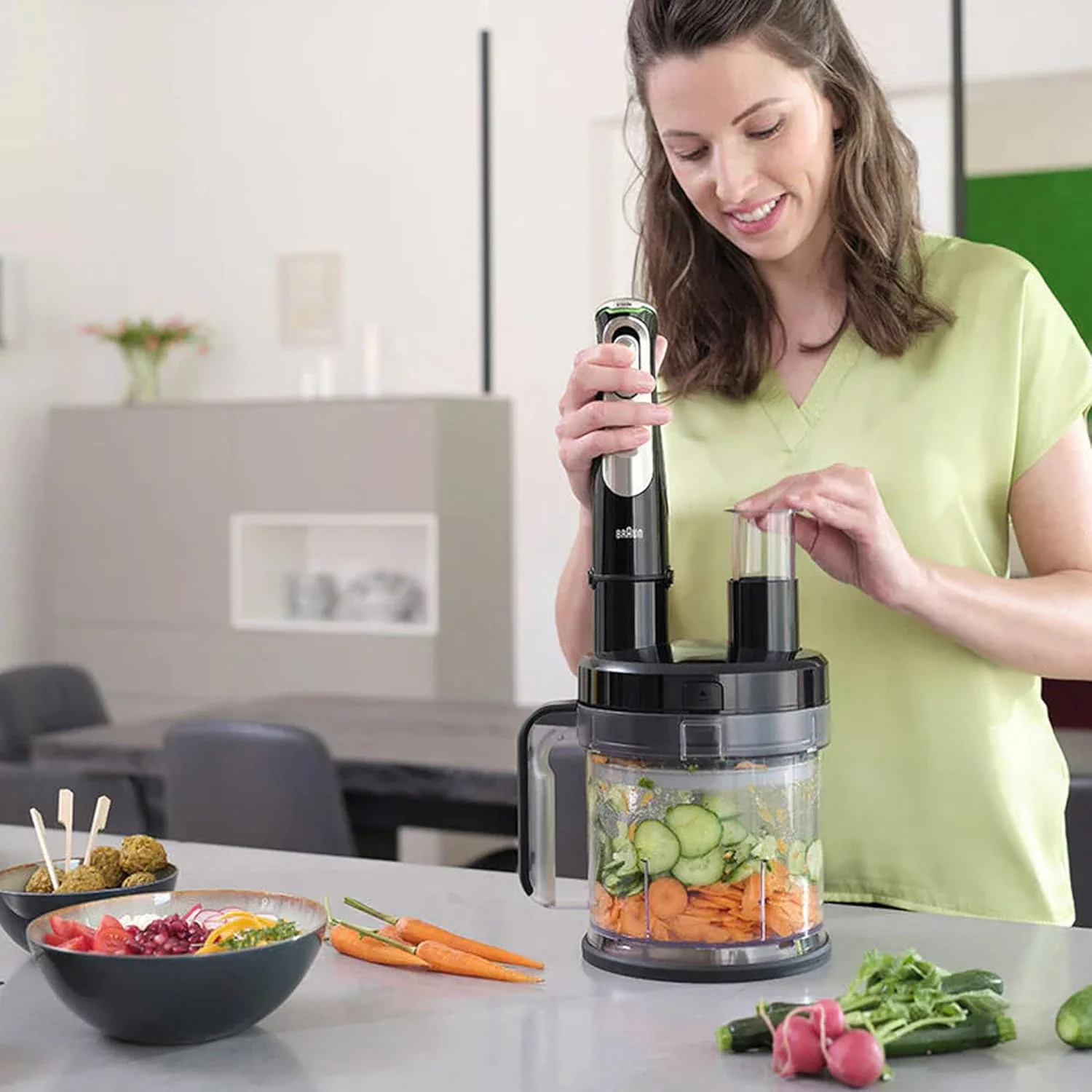 Braun MultiQuick 9 Multifunction Hand Blender, 1.25 Liter, 1200 Watt, Black - MQ 9147X - Image 3