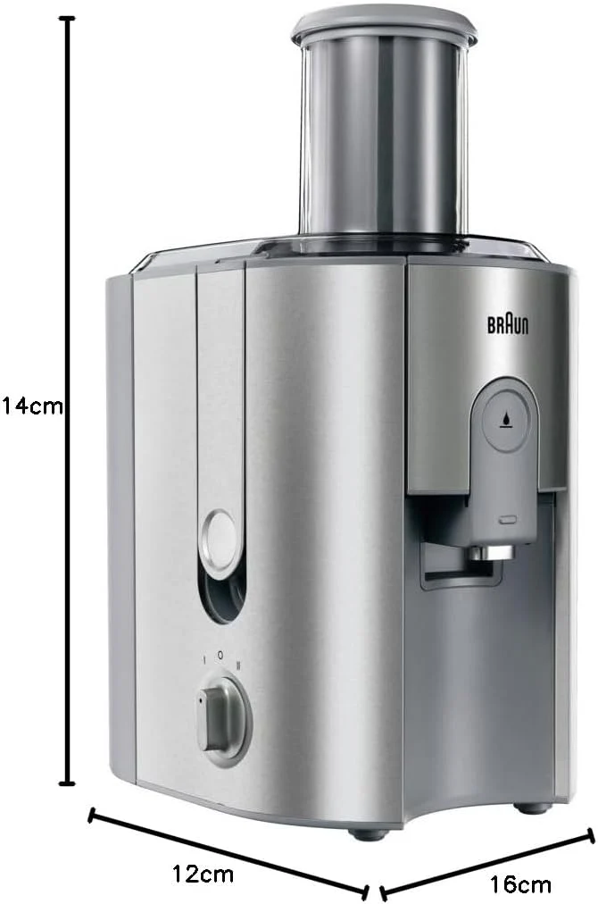 Braun MultiQuick 7 Juice Extractor, 1000 Watt, Stainless Steel - J700 - Image 6