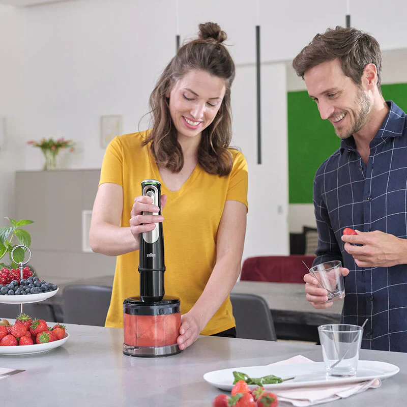 Braun MultiQuick 9 Hand Blender Set, 1200 Watt, Silver Black - MQ 9135XI - Image 4