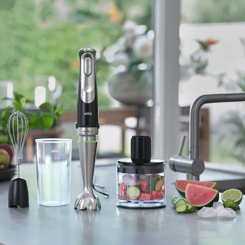 Braun MultiQuick 9 Hand Blender Set, 1200 Watt, Silver Black - MQ 9135XI - Image 6