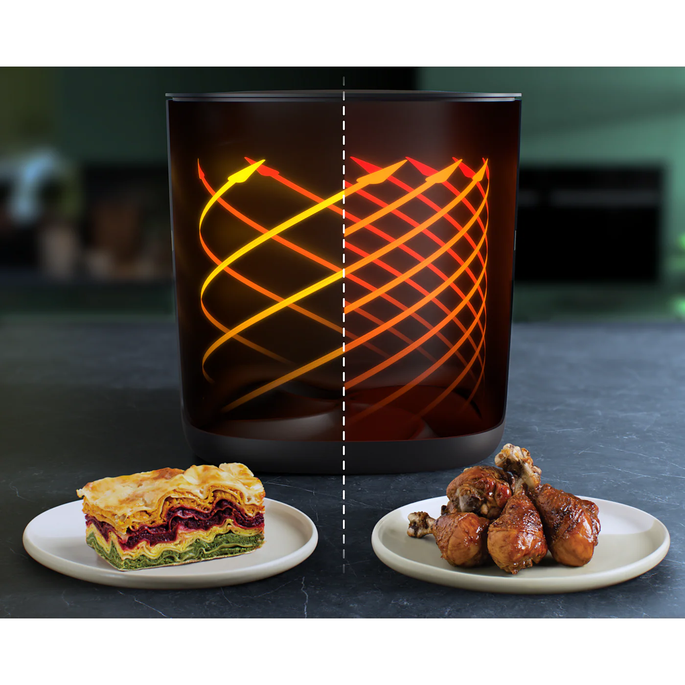 Philips XXL Connected Airfryer - 2200W - 2Kg/8.3L - Digital - Auto-cook programs - Black - HD9880/92 - Image 7