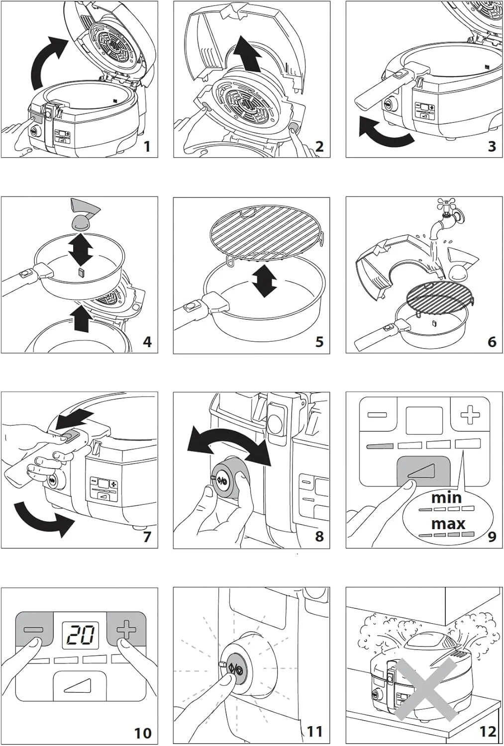 DeLonghi Air Fryer, Extra Chef Multi Fry, Black , FH1396/1 ,2200 W - Image 7