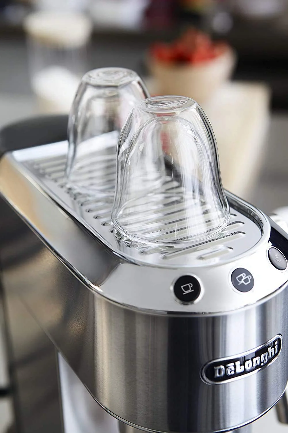 Delonghi Dedica Espresso Coffee Machine, Silver - EC685.M - Image 6