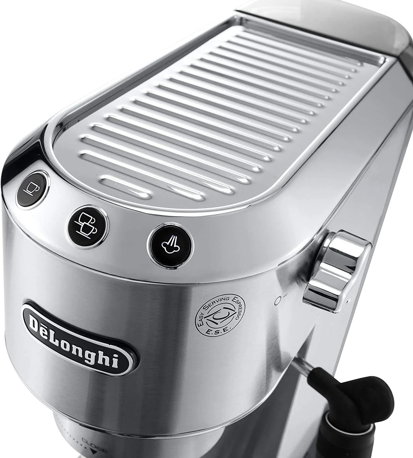 Delonghi Dedica Espresso Coffee Machine, Silver - EC685.M - Image 7
