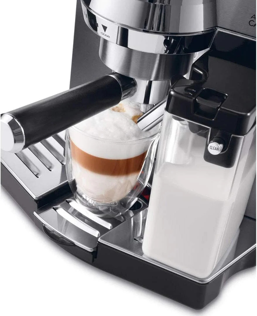 De'Longhi Pump Espresso and Cappuccino Coffee Machine - Silver EC 850.M - Image 3