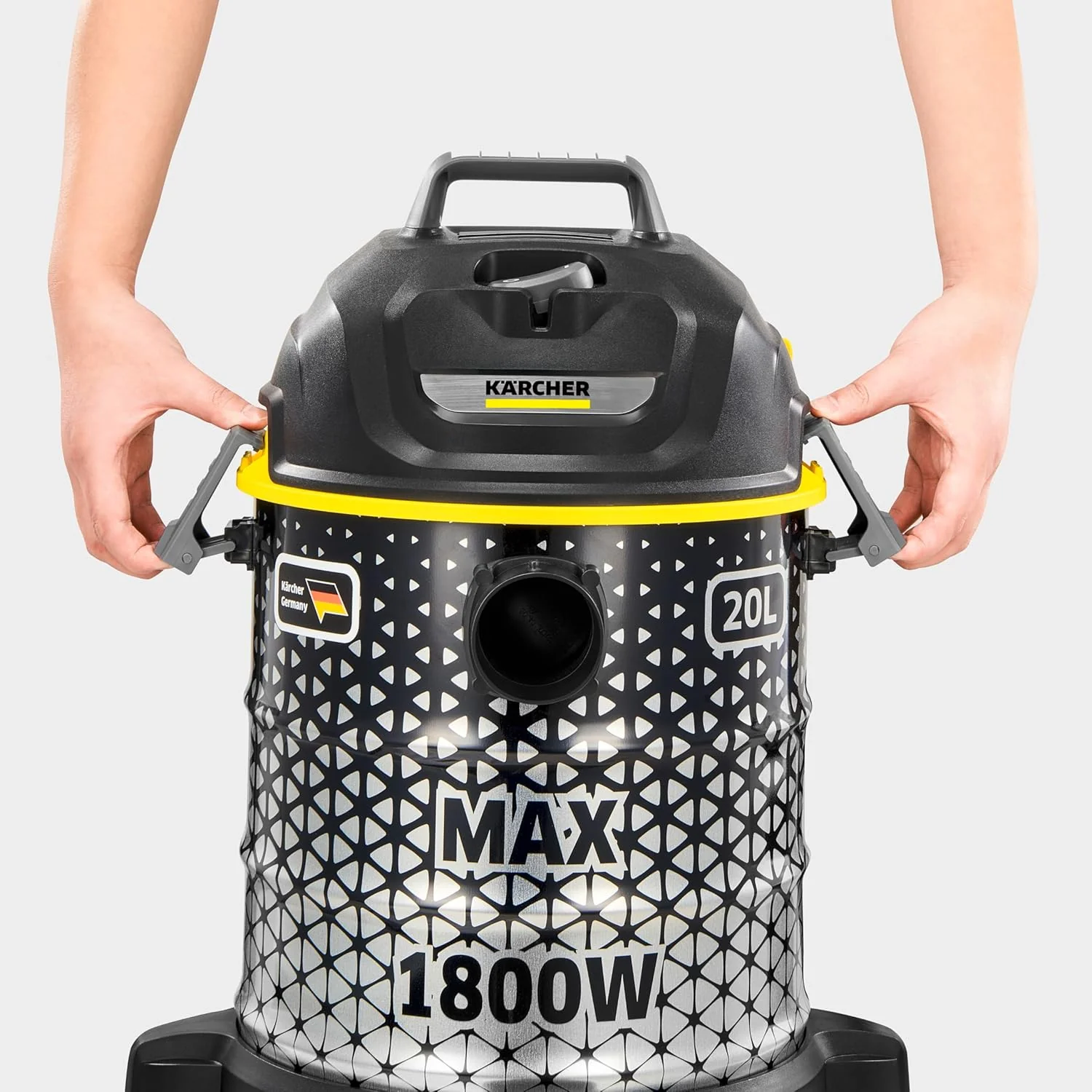 Karcher Drum Vacuum Cleaner, 1800W Max Power with 20L Container and Blower Function DVAC 1800 - Image 4