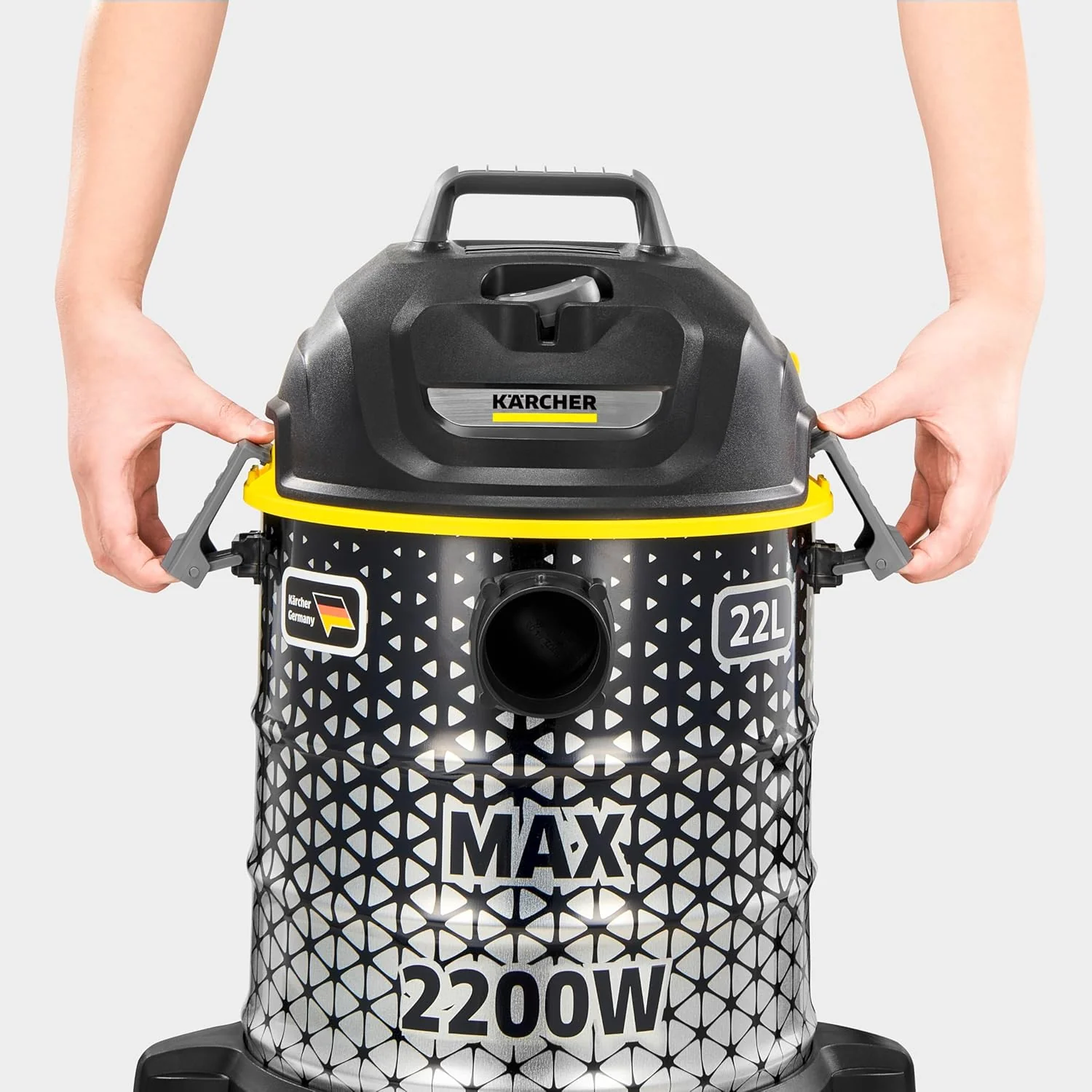Karcher Drum Vacuum Cleaner, 2200W Max Power with 22L Container and Blower Function-DVAC 2200 - Image 4