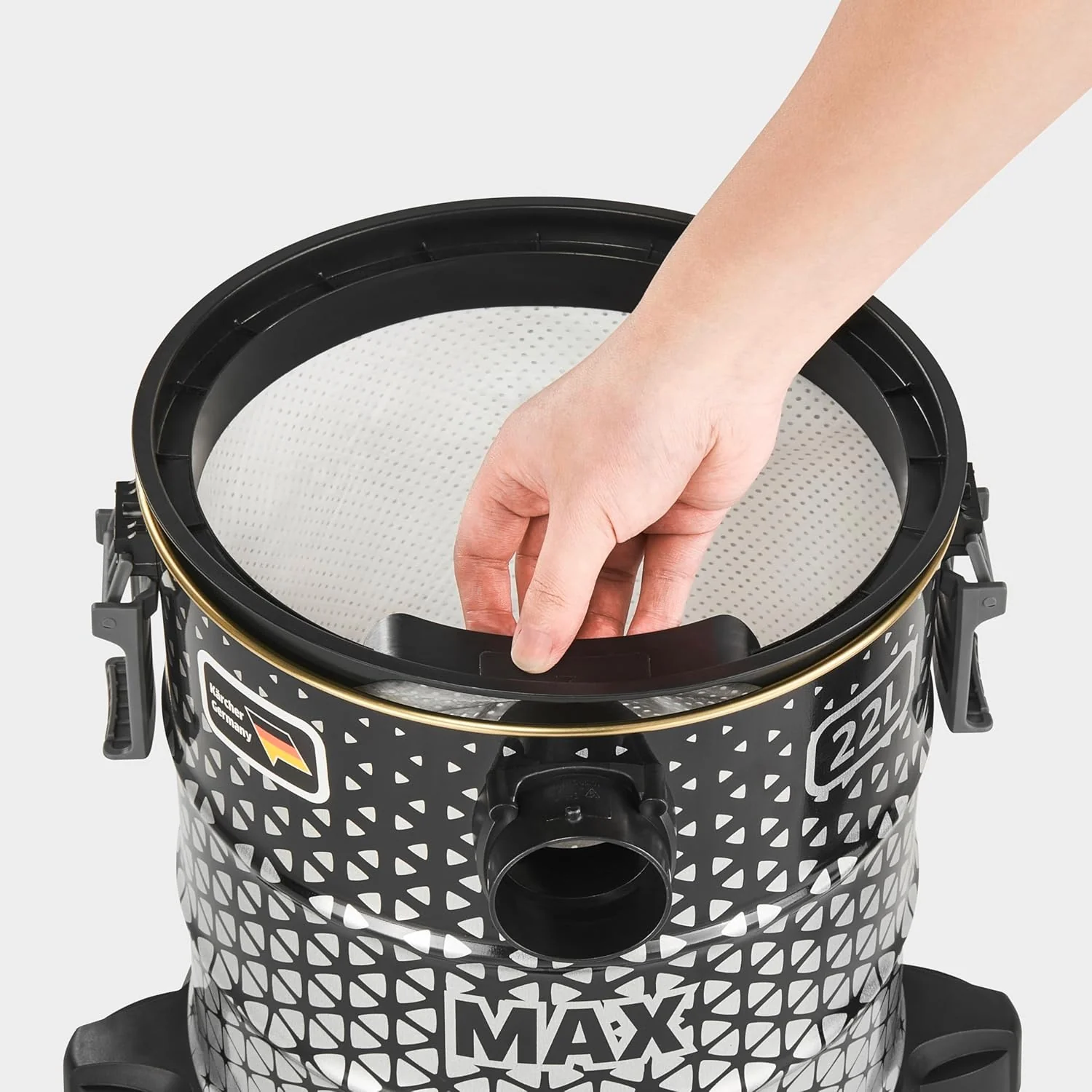 Karcher Drum Vacuum Cleaner, 2200W Max Power with 22L Container and Blower Function-DVAC 2200 - Image 5