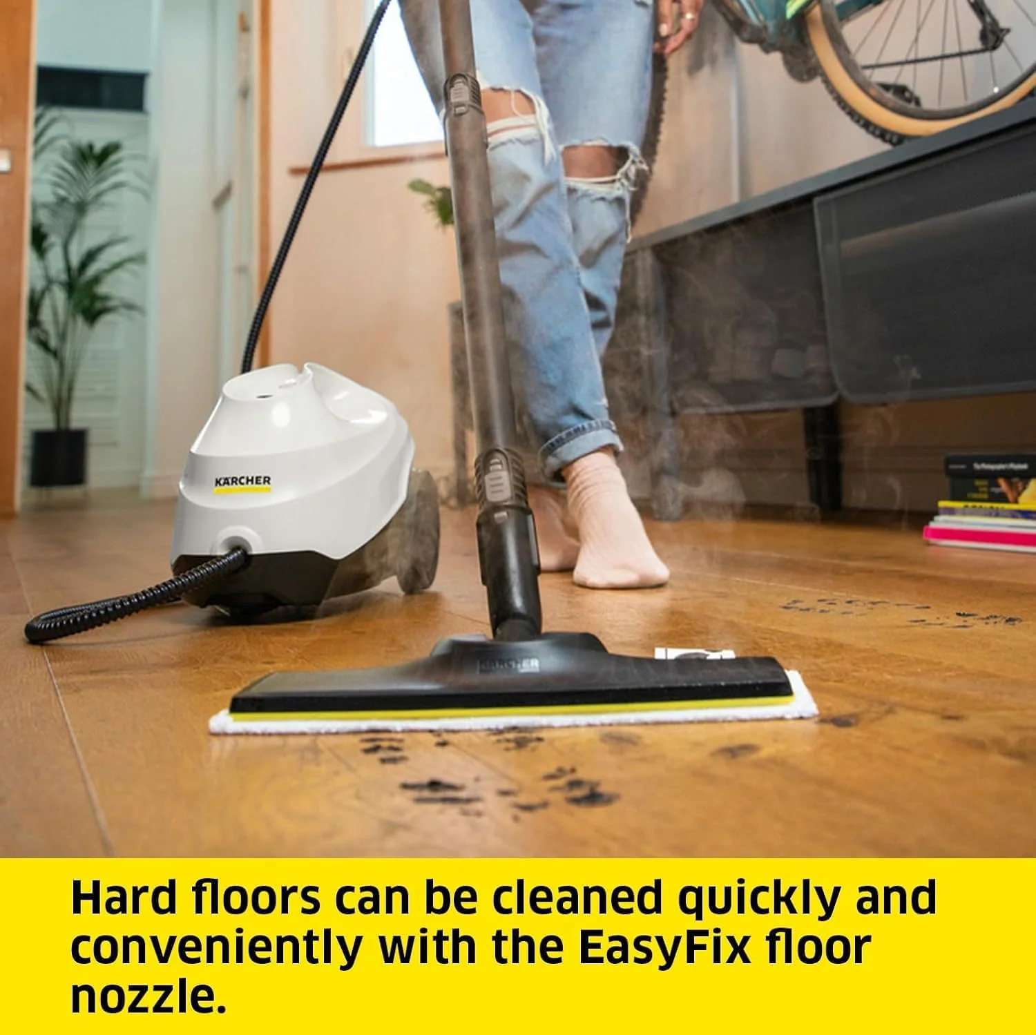 Karcher SC3 Steam Cleaner, 1900W, Powerful High-Pressure Home Cleaner, Multipurpose, Versatile Accessories, Ideal for Kitchen & Bathroom Use, White - Image 6