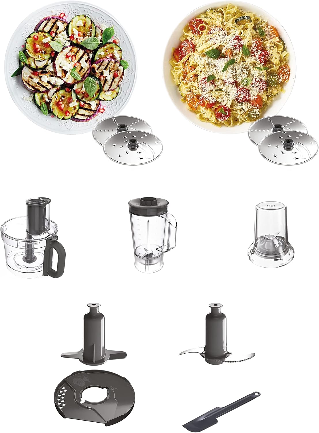 Kenwood Food Processor, 2.1 Liter, 1000 Watt, White - FDP65.400WH - Image 5