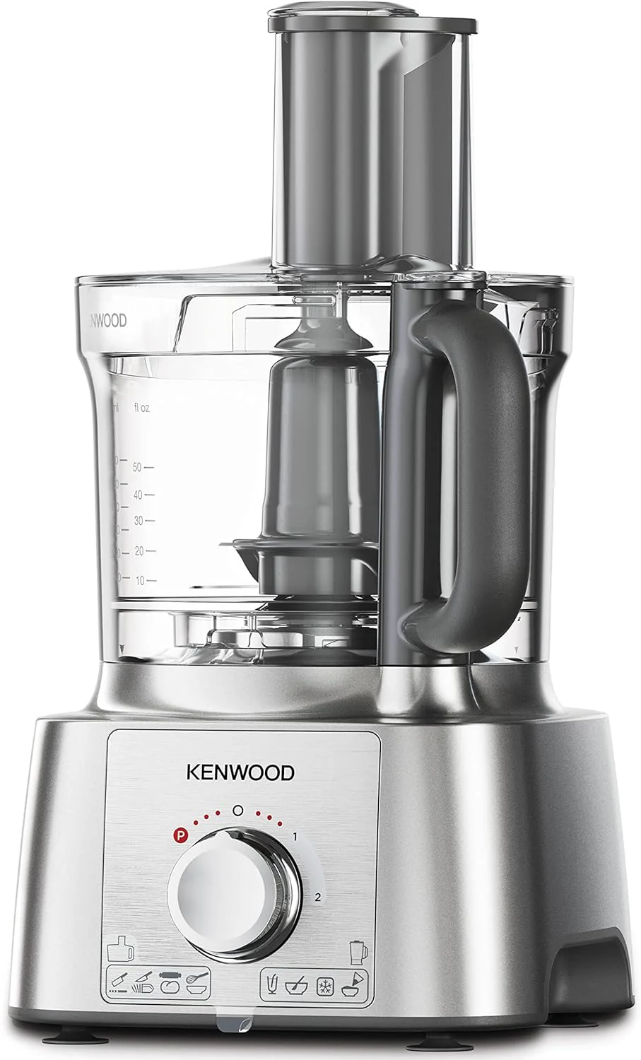 Kenwood MultiPro Express Food Processor, 1000 Watt, 3 Liter, Silver - FDP65.880SI - Image 3