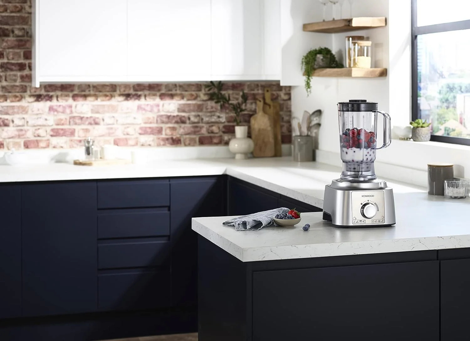 Kenwood MultiPro Express Food Processor, 1000 Watt, 3 Liter, Silver - FDP65.880SI - Image 9