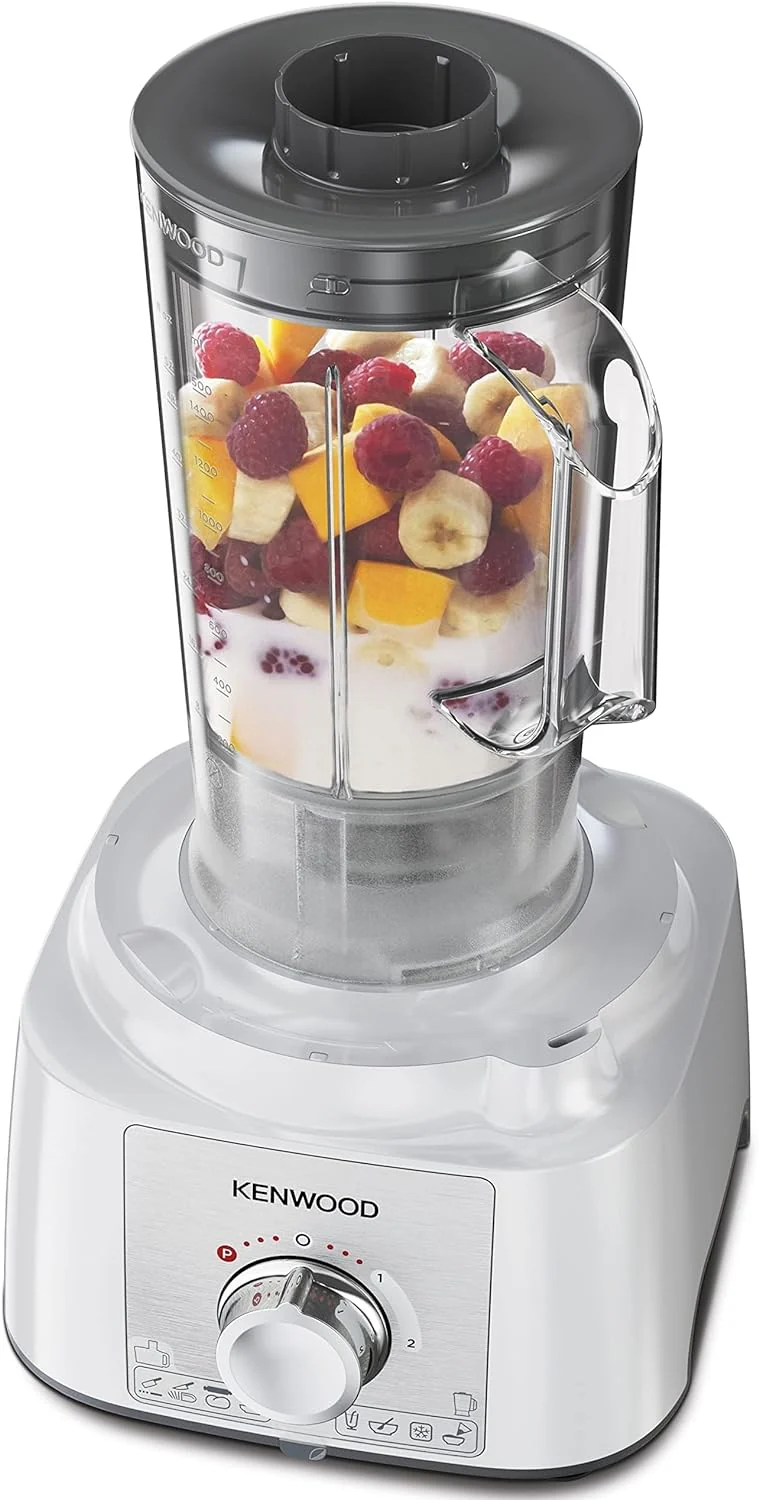 Kenwood multipro express food processor, 1000 watt, multicolor - fdp65.750wh - Image 3