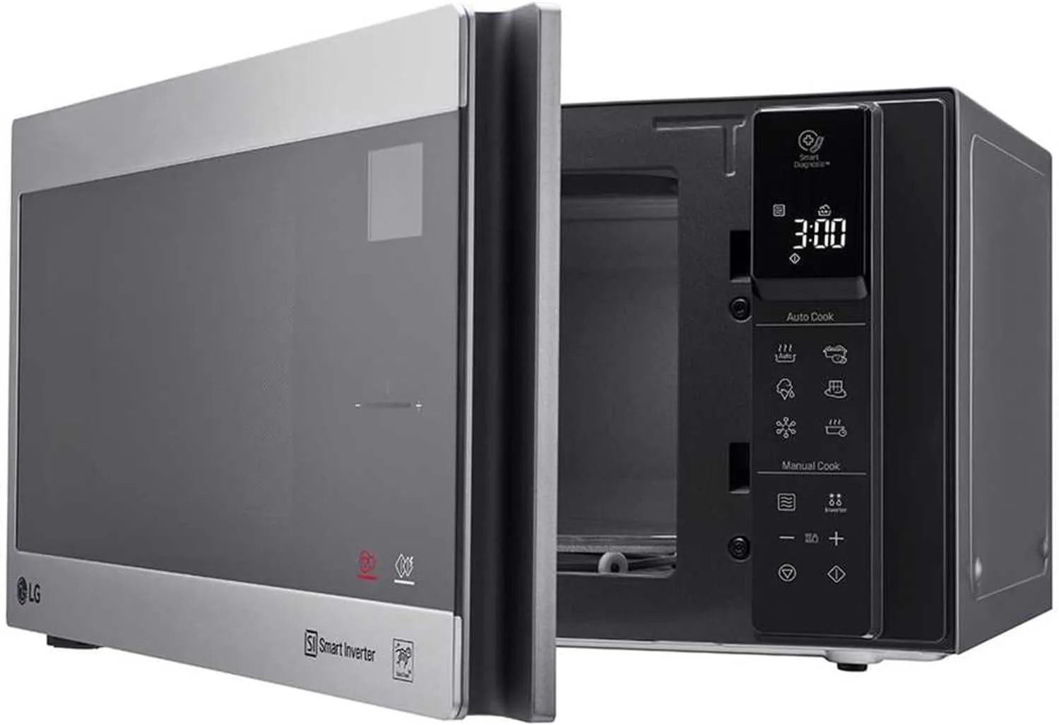 LG Microwave 42 Liters Fully Digital (MH8295CIS) Silver - Image 5